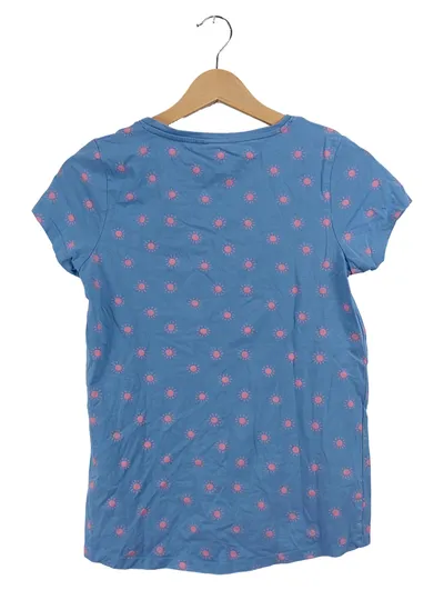 Famy Mädchen T-Shirt Blau Gr. 158 Sonnendruck Casual Kurzarm
