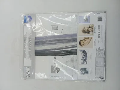Vervaco Stickbild Baby Hände Zählmusterpackung Grau DIY Kit