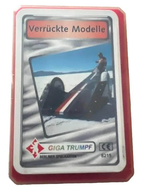 Berliner Spielkarten Giga Trumpf Verrückte Modelle Quartett Spiel ab 6 Jahre 4