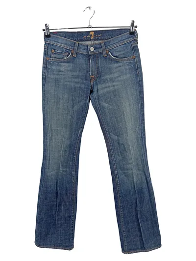 7 For All Mankind Damen Jeans Bootcut Blau Gr. 38 W29 L31
