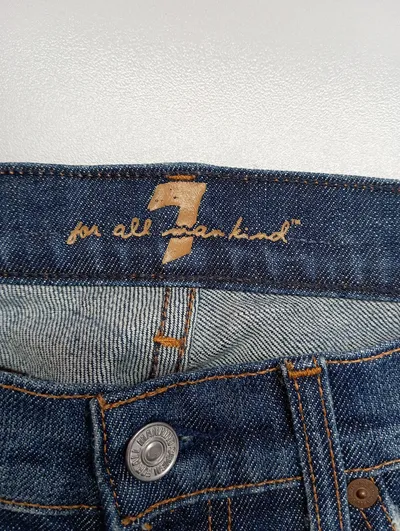 7 For All Mankind Damen Jeans Bootcut Blau Gr. 38 W29 L31