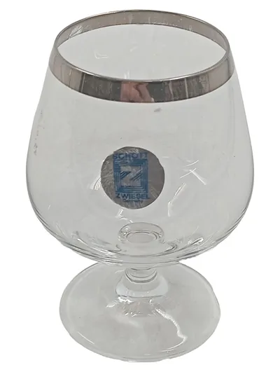SCHOTT ZWIESEL Cognacglas mit Platinrand 300ml Schwenker Glas Transparent