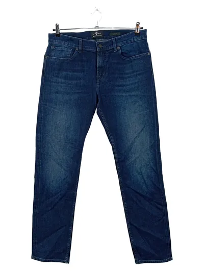 7 For All Mankind Slimmy Jeans Blau Herren Gr. 52 W36 Casual