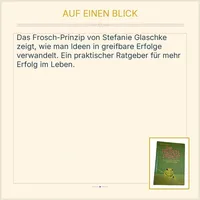 Das Frosch-Prinzip Stefanie Glaschke Ideen in Erfolge verwandeln Ariston 2