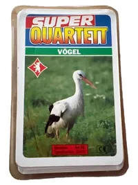 Super Quartett Vögel Berliner Spielkarten Kartenspiel Natur Tiere 1