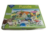 Bauernhof Puzzle 35 Teile Kinderpuzzle ab 4 Jahren Tiere Traktor 1