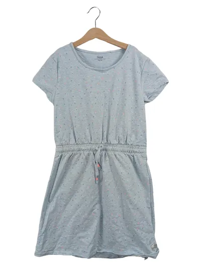 Yigga Kinder Sommerkleid Blau Gr. 158 Casual