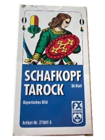 FX Schmid Schafkopf Tarock Bayerisches Bild Kartenspiel 36 Blatt