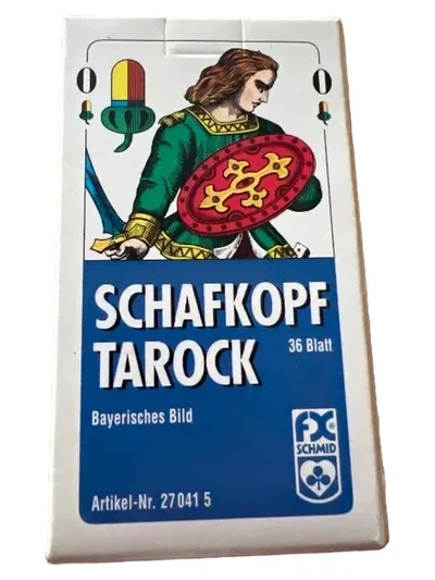 FX Schmid Schafkopf Tarock Bayerisches Bild Kartenspiel 36 Blatt