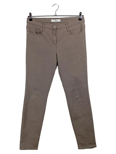 BRAX Stoffhose Damen Gr. 38 W29 Braun Casual Baumwolle Stretch