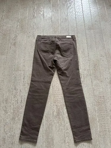 BRAX Stoffhose Damen Gr. 38 W29 Braun Casual Baumwolle Stretch