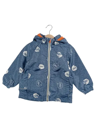 NAME IT Kinder Windjacke Übergangsjacke Gr. 98 Blau Casual