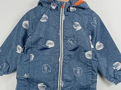 NAME IT Kinder Windjacke Übergangsjacke Gr. 98 Blau Casual