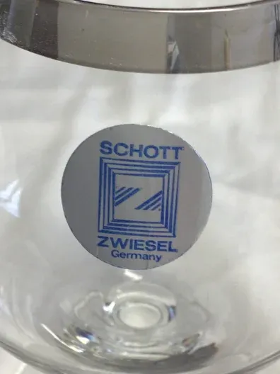 SCHOTT ZWIESEL Cognacglas Schwenker Glas mit Platinrand 300ml Transparent
