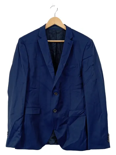 HUGO BOSS Sakko Herren Gr. 50 L Blau Business Elegant