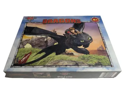 Dragons Puzzle 63 Teile Drachenzähmen leicht gemacht Ohnezahn Hicks Kinder