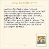 Carlsen Pixi Buch Nulli & Priesemut Bringst du mir das Schwimmen bei? Kinderbuch 3