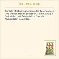 Wo war ich stehen geblieben? Cordula Stratmann Taschenbuch dtv Humor 3