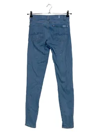 7 For All Mankind Damen Jeans Skinny Fit Blau Gr. 38 W29 M 2