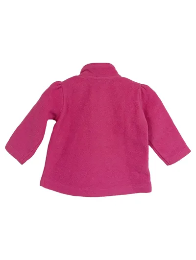 C&A Baby Club Mädchen Fleecepullover Winter Flower Pink Gr. 74