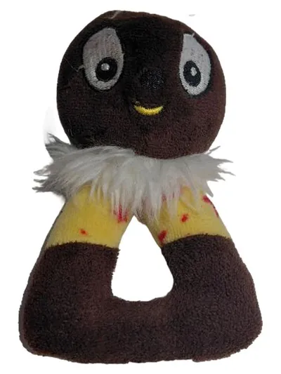 Unser Sandmännchen Pittiplatsch Greifling Kuscheltier Braun 13, 5cm