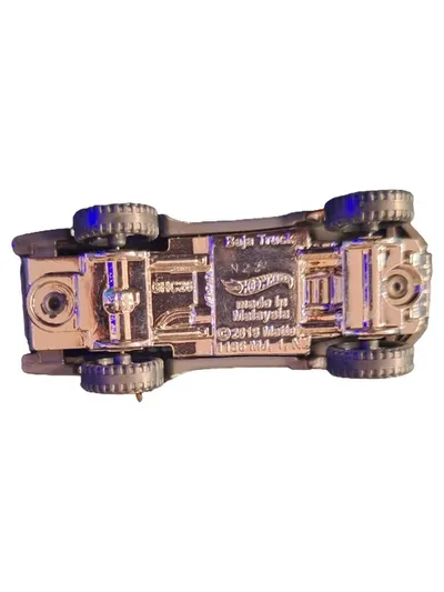 Hot Wheels Baja Truck Spielzeugauto Metall Grau 8 cm