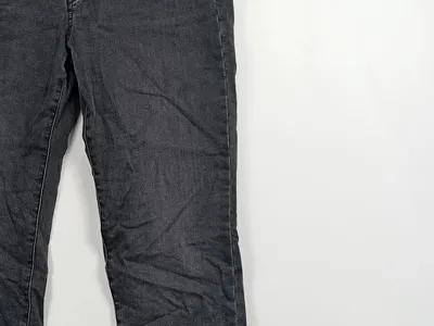 Marc Cain Damen Jeans Regular Fit Hose Grau Gr. 38 W29 Casual
