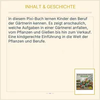 Pixi Buch Ich hab eine Freundin die ist Gärtnerin Carlsen Sachbuch Kinder 3
