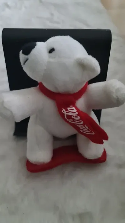 Coca-Cola Eisbär Kuscheltier Plüschtier Weiß 13.5 cm Weihnachten