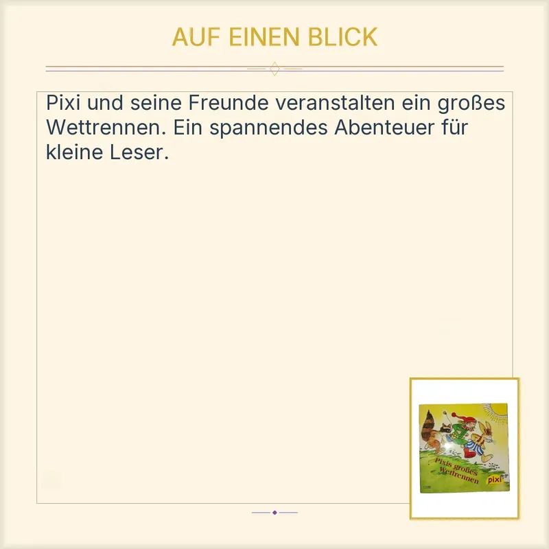 Pixis großes Wettrennen Carlsen Verlag Pixi Buch Nr. 1338 Kinderbuch 3
