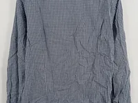 Caliban Freizeithemd Herren Gr. 52 XL Blau Kariert Langarm Hemd Casual 6