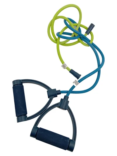 Tchibo Widerstandsband Fitnessband Set Expander Gymnastikband Mehrfarbig
