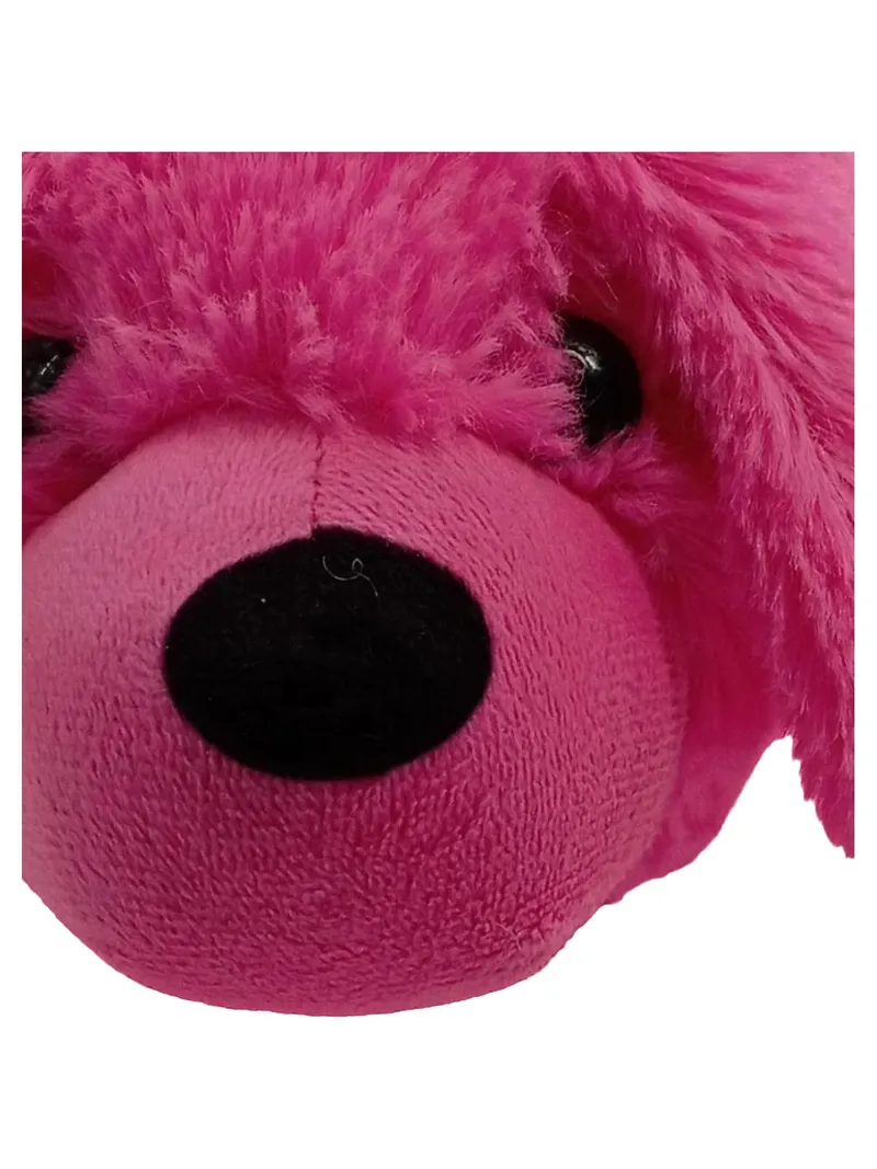 Flo's Toys Kuscheltier Hund Pink 25x20 cm Plüschtier Stofftier 3