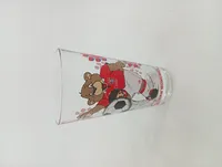 FC Bayern München Trinkglas Berni Maskottchen 400ml Glas Transparent Sportlich 2