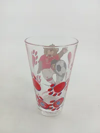 FC Bayern München Trinkglas Berni Maskottchen 400ml Glas Transparent Sportlich 4