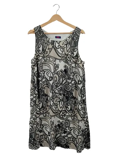 Buffalo Sommerkleid Damen Gr. 48 Mehrfarbig Abstrakt Freizeitkleid