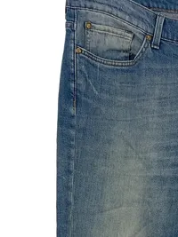 7 For All Mankind Slimmy Herren Jeans Slim Fit Blau Used Look Gr. W40 4
