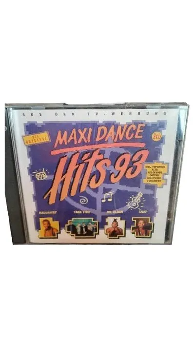 Maxi Dance Hits 93 Doppel-CD Album Eurodance Haddaway Dr. Alban Snap Take That
