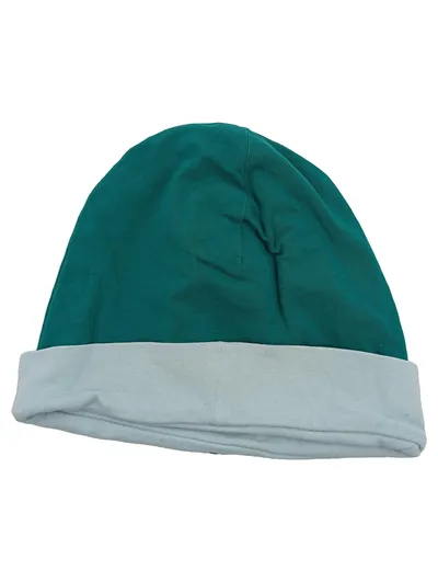 Engelbert Strauss Mütze Beanie Grün Baumwolle Logo Casual Herren