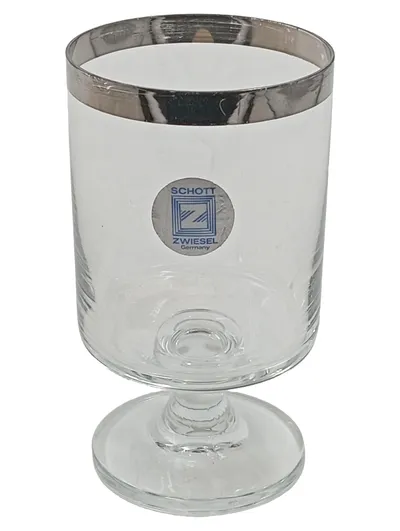 SCHOTT ZWIESEL Trinkglas Wasserglas mit Platinrand 10, 5cm