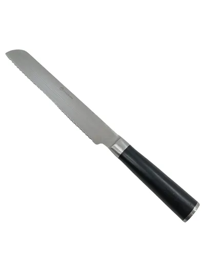 Schulte-Ufer Brotmesser Küchenmesser 33 cm Schwarz Metall Klassisch