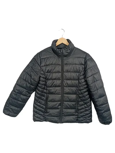 Inspire Damen Steppjacke Daunenoptik Schwarz Gr. XL 42 Leicht Warm