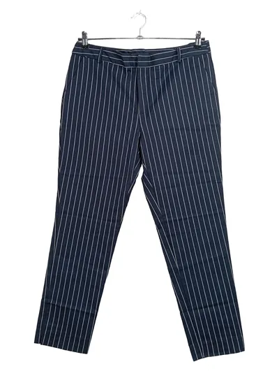 Zabaione Damen Anzughose Blau Gestreift Gr. 42 W33 Business