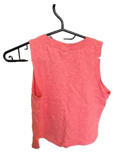 Nike Mädchen Tank Top Sport Shirt Logo Print Rosa Gr. M 140/146