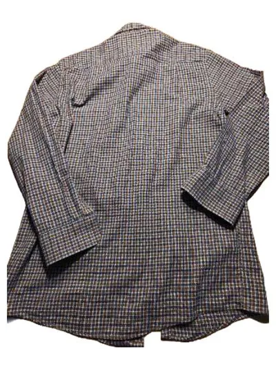 CASAMODA Business Hemd Herren Kariert Mehrfarbig Gr. 48 M Langarm Baumwolle