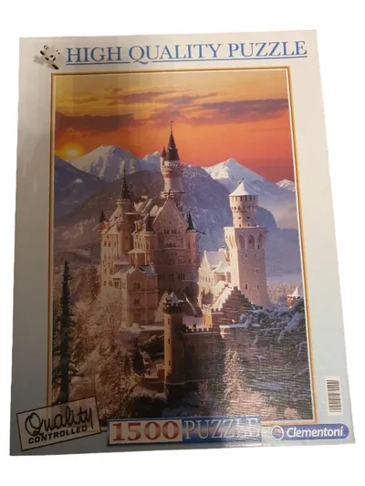 Clementoni High Quality Puzzle 1500 Teile Schloss Neuschwanstein Winter