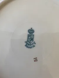 Arzberg Sammelgedeck 3-teilig Porzellan Weiß Blumenmuster Tasse Untertasse 5
