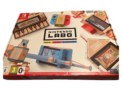 Nintendo Switch Labo Toy-Con 01 Multi-Kit Experimentierkasten Pappe