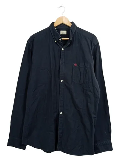 Selected Homme Herren Business Hemd Blau Gr. 52 XL Baumwolle Langarm