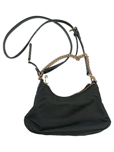 Victoria's Secret Umhängetasche Damen Schwarz Polyamid Nylon Crossbody Bag